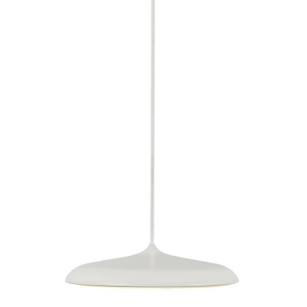 Lampa wisząca Artist - Nordlux - DFTP - LED, beżowa, płaski klosz