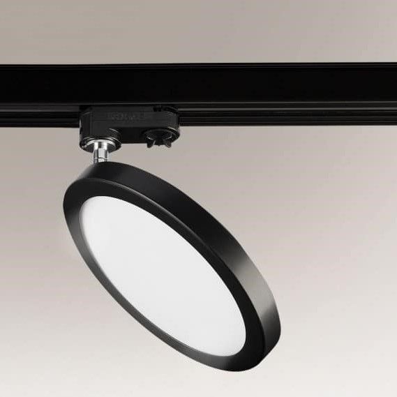 Okrągłą lampa sufitowa Ito - czarna, LED, Profile Shilo