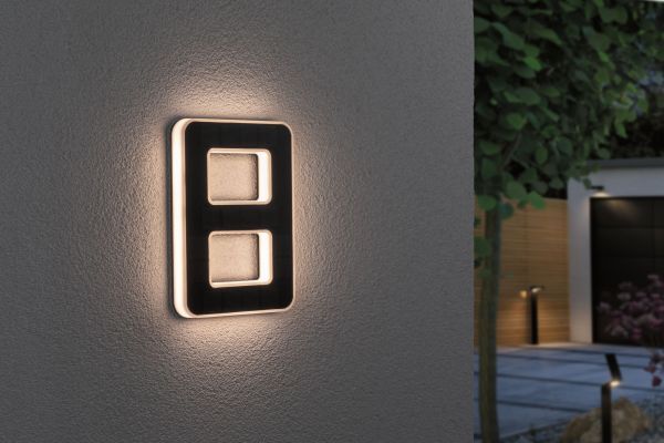 oświetlenie numeru domu