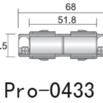 Łącznik liniowy Profile Shilo - biały - 1