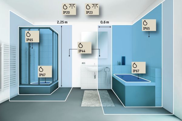 Lustro łazienkowe HomeSpa Mirra - LED, IP44, poziome, podgrzewane - 1