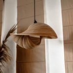 bambusowa lampa wisząca