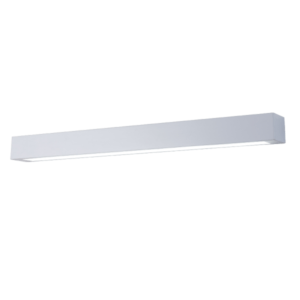 Długi kinkiet Ibros - biały, LED, IP44