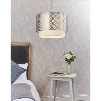 elegancka lampa wisząca do sypialni aranżacja