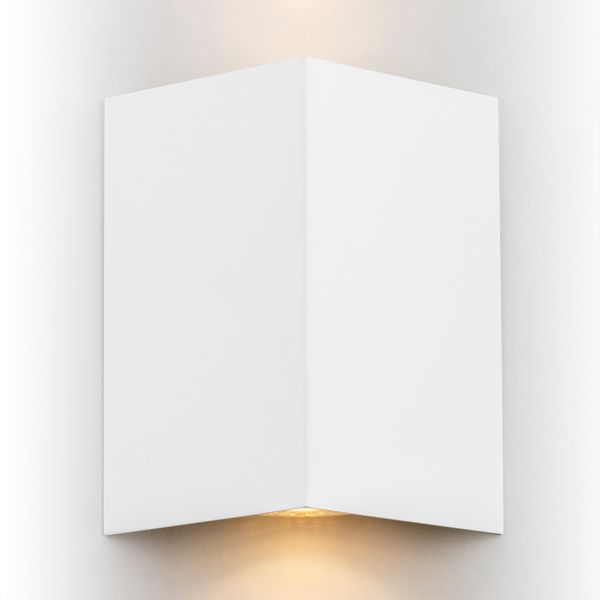 Metalowy kinkiet Skiatos - nowoczesny, biały