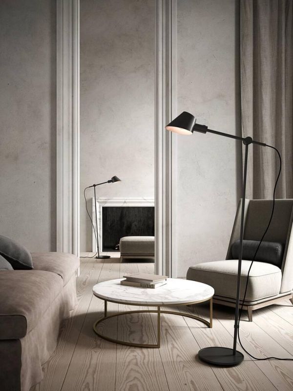 nowoczesna lampa podłogowa do salonu