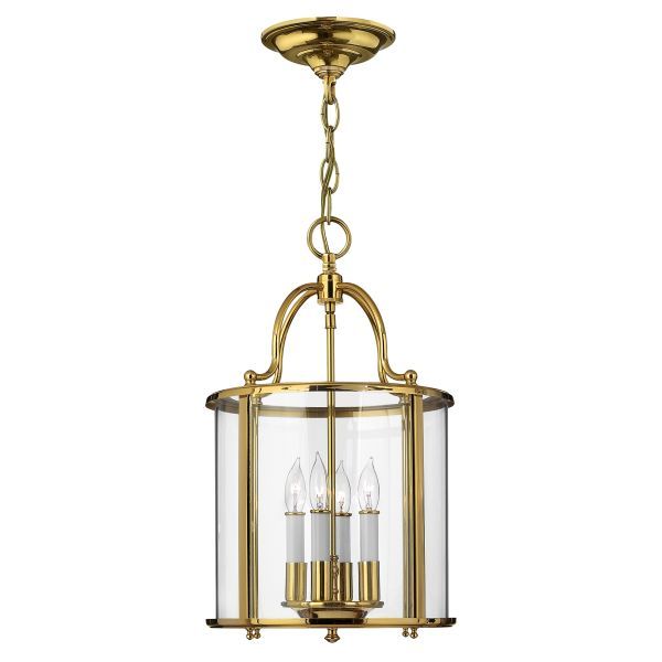 Gentry - lampa wisząca klasyczna, złoty połysk