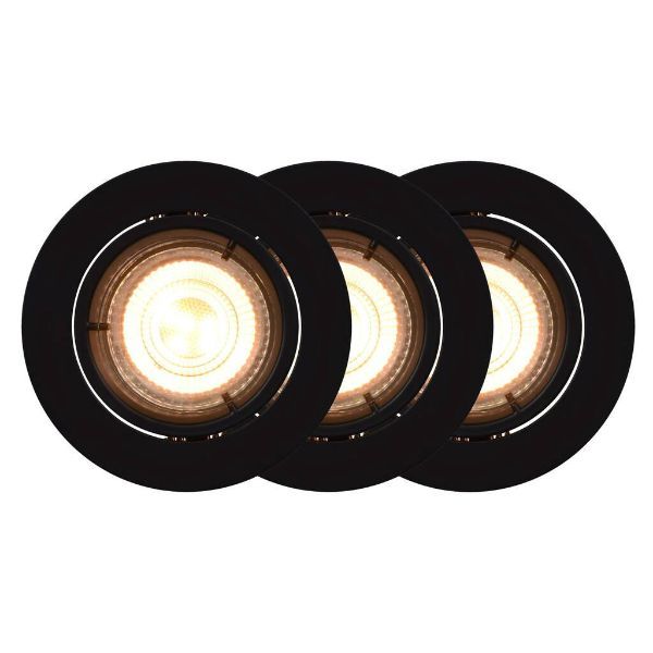 Oczko sufitowe Carina 1-Kit- czarne, smart light