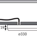 Biały panel podtynkowy Cover-it - 4000K - 1