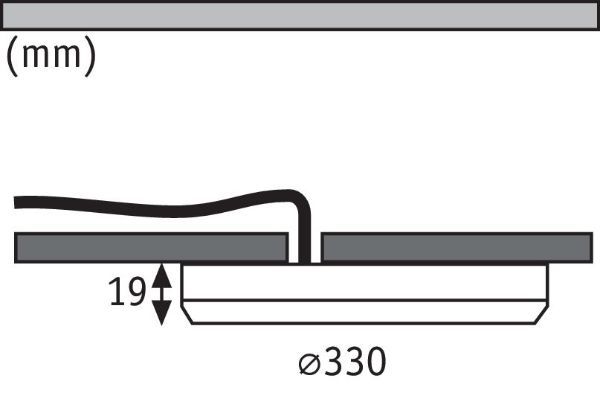 Panel podtynkowy Cover-it - czujnik ruchu, 4000K - 1