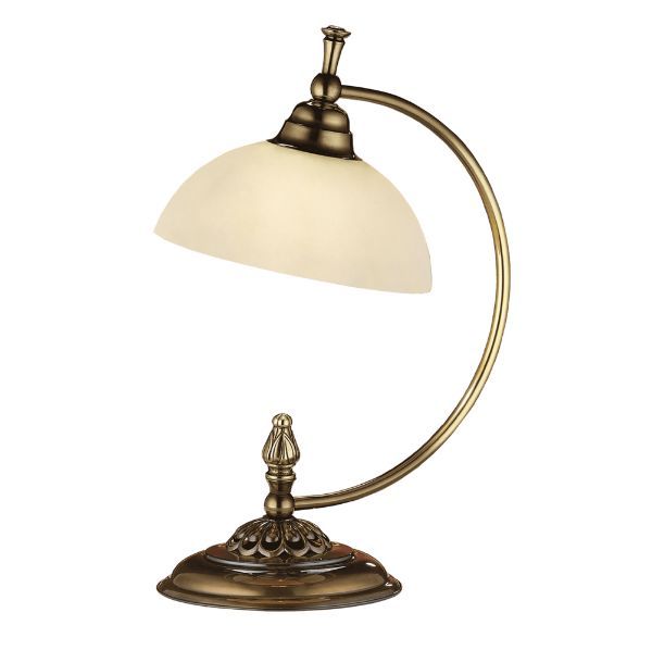 klasyczna lampa stołowa łuk