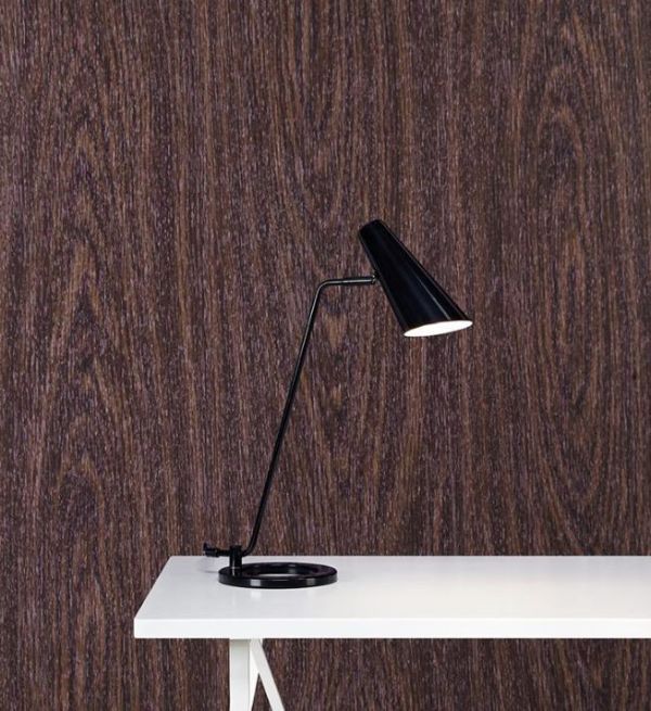 czarna lampa biurkowa nowoczesna