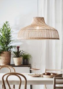Lampa wisząca boho Bali - rattan