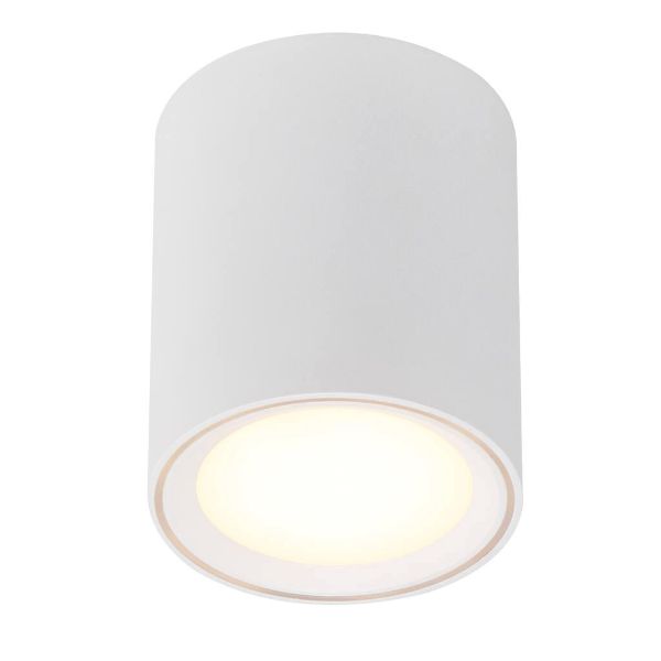 Lampa sufitowa Fallon Long - biała, LED