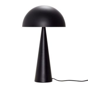 Czarna lampa stołowa Mush - designerska forma
