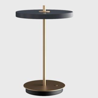 Lampa stołowa Asteria Move - bezprzewodowa, antracyt