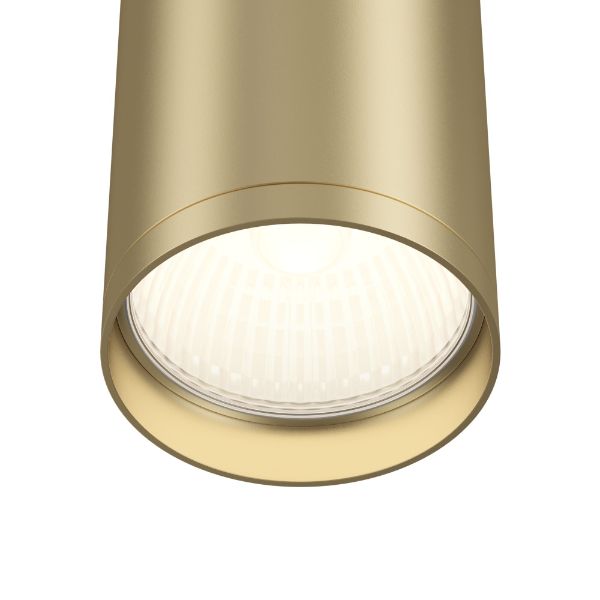 lampa sufitowa złota tuba