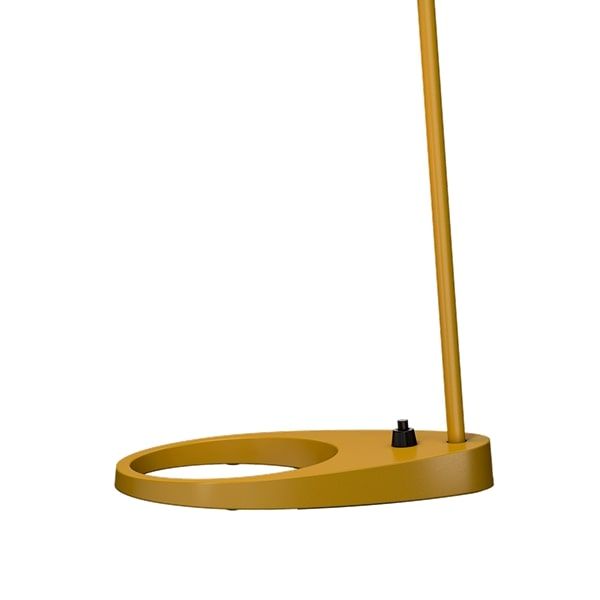 żółta lampa stołowa