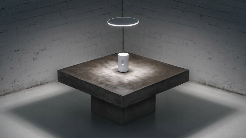lampa stołowa futurystyczny design