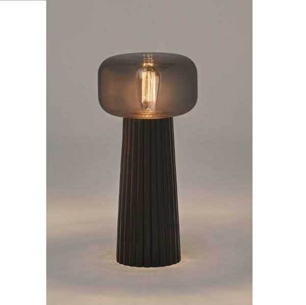 Elegancka lampa stołowa Faro - ceramiczna podstawa