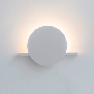 Biały kinkiet Eris - podświetlenie LED