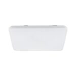 Duży plafon kwadratowy łazienkowy Agnes Square LED PRO L 63cm - biały IP44 3000K