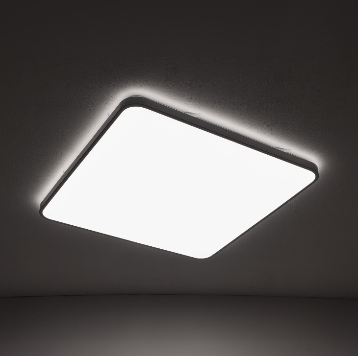 Duży plafon kwadratowy łazienkowy Agnes Square LED PRO L 63cm
