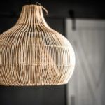 lampa wisząca do salonu boho