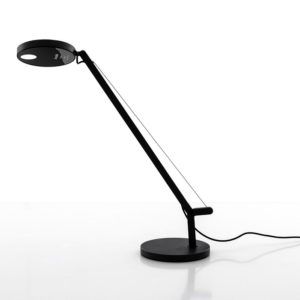 Czarna lampa biurkowa Demetra Micro Tavolo - LED, ze ściemnianiem