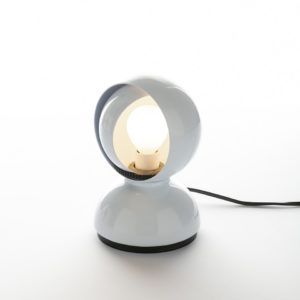 Designerska lampa stołowa Eclisse Tavolo - biała