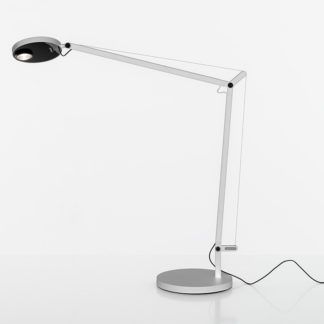 Biała lampa stołowa Demetra Professional Tavolo - LED, ściemniacz