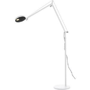 Nowoczesna lampa podłogowa LED Demetra - biała