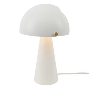 Biała lampa stołowa Align - DFTP, regulowany klosz