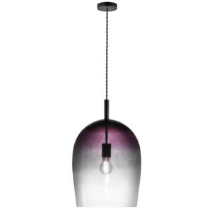 Lampa wisząca Uma 30 - Nordlux, czarno fioletowe szkło