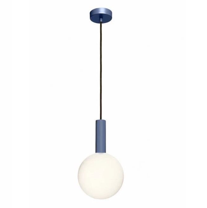 Niebieska lampa wisząca Matuba - nowoczesny design
