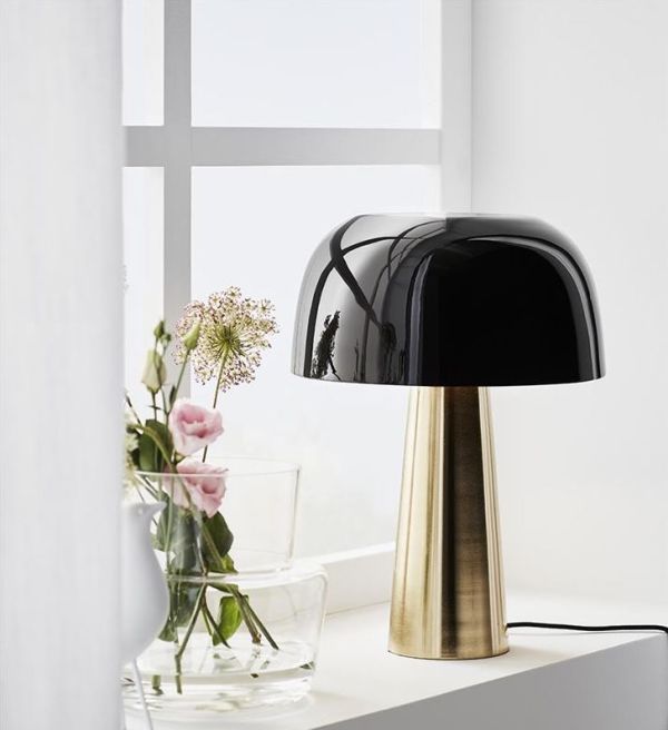 nowoczesna lampa stołowa do salonu