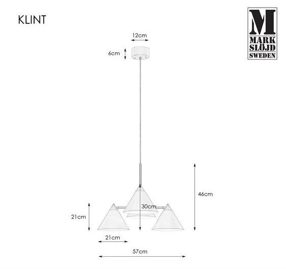 Czarna lampa wisząca Klint - 4 metalowe klosze - 1