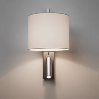 Srebrny kinkiet Ravello - reflektor LED, matowy