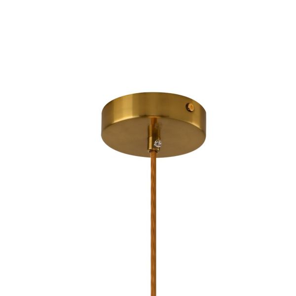 Elegancka lampa wisząca Sfera 1 - mleczna kula - 1