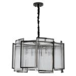 lampa wisząca modern classic szklana