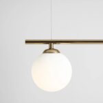 Złota lampa wisząca nad stół Beryl 3