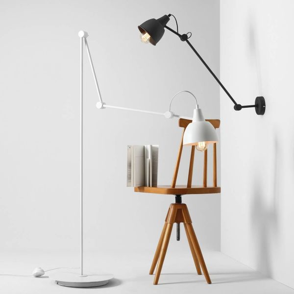 geometryczne lampy do nowoczesnego salonu