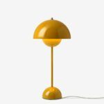 żółta lampa stołowa nowoczesna