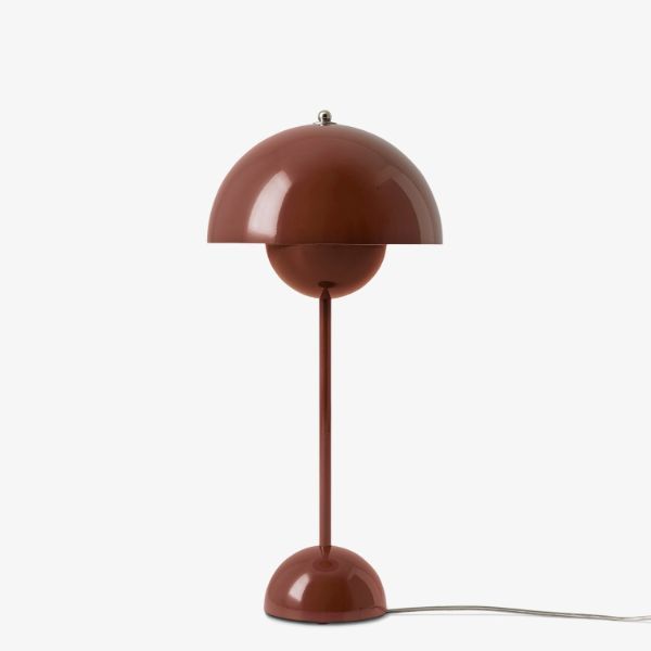 lampa stołowa kasztanowa nowoczesna