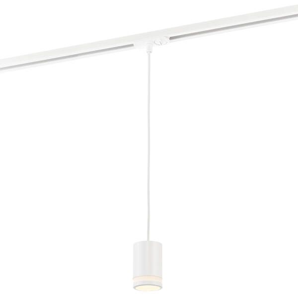 Biała lampa wisząca Link Rondie - Nordlux, system szynowy