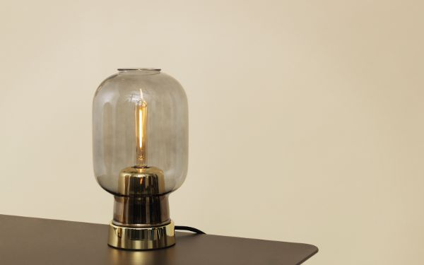 szklana lampa stołowa nowoczesny lampion