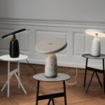 nowoczesne lampy stołowe z włoskiego marmuru