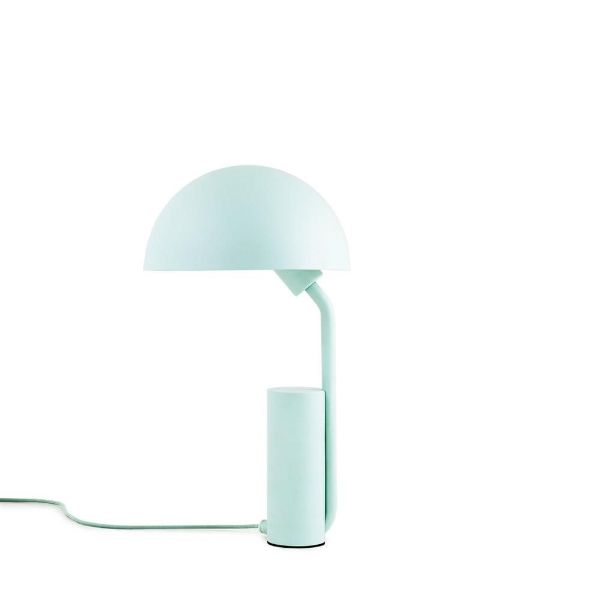 Designerska lampa stołowa Cap - błękitna