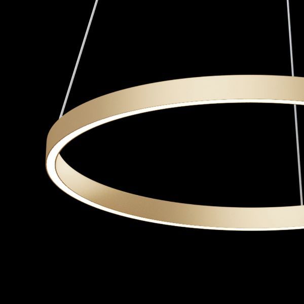 złoty ring LED