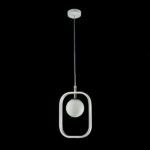 nowoczesna lampa wisząca ze szklaną kulą
